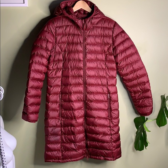 FLAW Aritzia Botanie Packable Down Long Puffer L - Picture 3 of 6